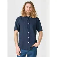 Klitmøller Collective Camisa ' Mikkel ' navy