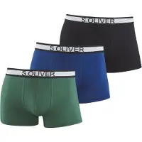 s.Oliver Calzoncillo boxer azul / verde / negro / blanco