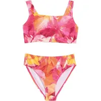 Lipsy Bikini amarillo / magenta / frambuesa