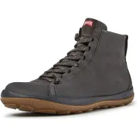 Camper Botas con cordones ' Peu Pista ' gris oscuro / rojo sangre / blanco