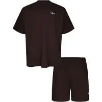 SikSilk Traje para estar en casa marrón oscuro