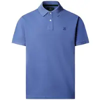 Hackett London para hombre. HM5600241 Polo Logo azul (L), Casual, Algodón, Manga corta, outlet 2026.