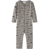 Name it Pijama 'NBMWang' azul oscuro / gris / antracita