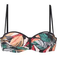 Sunseeker Top de bikini esmeralda / melocotón / negro / blanco