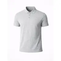 PANTONECLO Camiseta 'Men’s Polo Shirt' gris