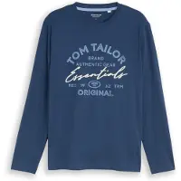 Tom Tailor Camiseta navy / azul claro / blanco