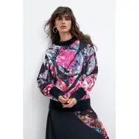 Desigual Jersey 'M. C. Lacroix' mezcla de colores / negro