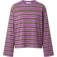 EDITED The Label Camiseta 'Verlee' marrón / lila / blanco