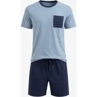 PANTONECLO Pijama corto 'Men’s Nightwear Set' azul