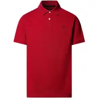 Hackett London para hombre. HM5600241 Polo Logo rojo (M), Casual, Algodón, Manga corta, outlet 2026.