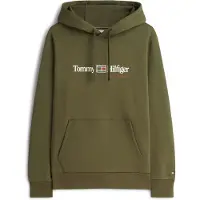 Tommy Hilfiger Sudadera ecru / oliva / rojo fuego