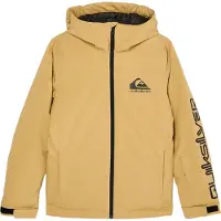 Quiksilver - Youth's Mission Solid Jacket - Chaqueta de esquí size S - 10 Years, beige