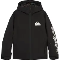 Quiksilver - Youth's Mission Solid Jacket - Chaqueta de esquí size M - 12 Years, negro