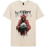 Rockshirts Camiseta 'In Flames Jester Drip T-Shirt' blanco natural