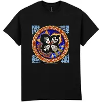 KiSS Camiseta 'Rock And Roll Over T-Shirt' negro