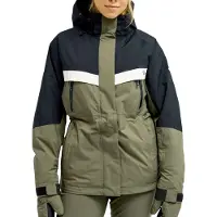 Roxy - Chaquetas de esquí mujer - 15K Glacial Grace Jacket Beetle para Mujer - Talla S - Caqui