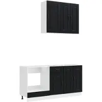 vidaXL Conjunto de cocina KALMAR, 5 piezas, color , material de madera