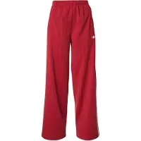 Adidas Originals Pantalón 'PINSTRIPE FIREBIRD LOOSE' rojo oscuro / blanco