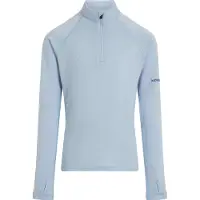 Icebreaker - Ropa interior técnica niños - K Merino 260 Oasis LS Half Zip Zinc Blue de Lana - Talla 8 años - Azul
