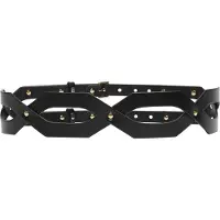 Haute Cuir Cinturón 'Ivara Belt' negro