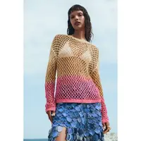 Desigual , Jersey Crochet Calado, Mujer, L