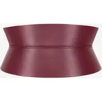Haute Cuir Cinturón 'Rounded Hourglass Corset Belt' borgoña