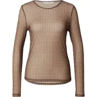 MSCH Copenhagen Camiseta 'Janie Illenora' marrón / offwhite