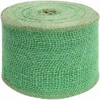 vidaXL Rollo de yute, 10 x 2500 cm, color verde