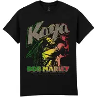 Bob Marley Camiseta 'Kaya T-Shirt' negro