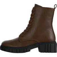 Anna field Botines con cordones marrón oscuro