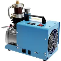 StarTech.com Compresor de aire de alta presión PCP - Bomba de aire eléctrica de 220V - 1800W - 0-30 MPa - 100 l/min - Compresión de 2 etapas - Color azul