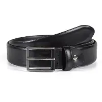 Howard London Cinturón 'Howard Leather Belt Nathan Black' negro