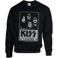 KiSS Sudadera '- Concert poster Sweatshirt' negro
