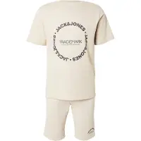Jack & Jones Ropa para correr 'JJBENSON' chamois / azul ahumado