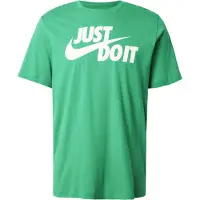 Nike Camiseta 'Swoosh' verde / blanco