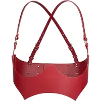 Haute Cuir Cinturón rojo