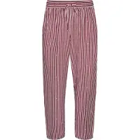 Zizzi Pantalón de pijama rojo vino / blanco