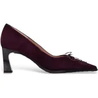 Hispanitas para mujer. HI264951 Zapatos de Piel Paris burdeos (40), 3 a 5cm, Ninguno, Fiesta, Granate, outlet 2026.