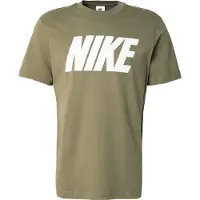 Nike Camiseta 'Club' oliva / blanco