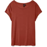 Vero Moda Camiseta 'VMAva' marrón rojizo
