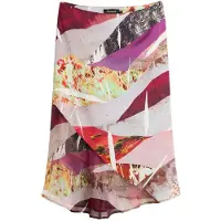 Desigual Falda verde claro / rosa / rojo oscuro / negro
