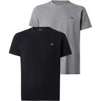 Emporio Armani Camiseta gris / negro