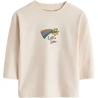 Next Camiseta crema / amarillo / naranja / negro