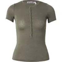 Weekday Camiseta 'Henny' caqui