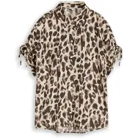 Tom Tailor Blusa marrón / capuchino / marrón oscuro