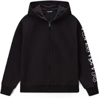 Napapijri Sudadera con cremallera 'B-Acadia' negro / blanco