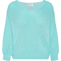 Americandreams Jersey talla grande 'Milana Cotton' turquesa