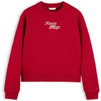 Tommy Hilfiger Sudadera crema / rojo