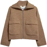 Armedangels - Women's Cotton-Wool Knit Jacket - Chaqueta sport size XL, marrón