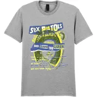 Sex Pistols Camiseta 'God Save The Queen T-Shirt' gris
